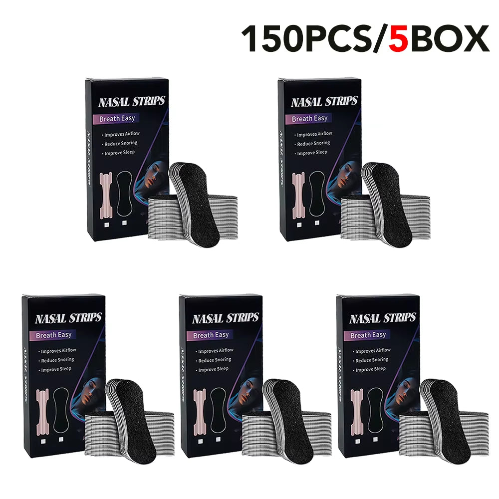 Nasal Strips for Snoring Nasal Patch Correction Physical Expansion Breathable Nasal Patch Better Sleep Anti-Snoring Nasal Strip
