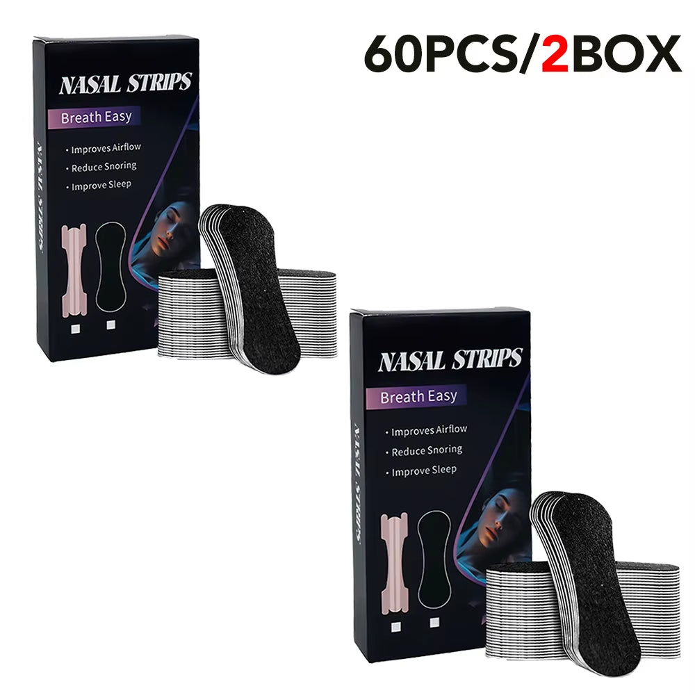 Nasal Strips for Snoring Nasal Patch Correction Physical Expansion Breathable Nasal Patch Better Sleep Anti-Snoring Nasal Strip