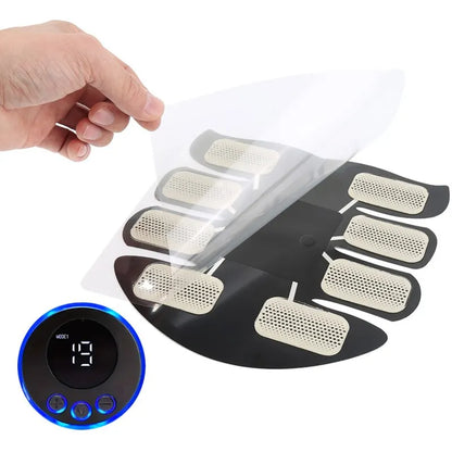 Abdominal Muscle Massager Fitness ABS Arm Training Patches Muscle Exercise Instrument USB Charging Home Men