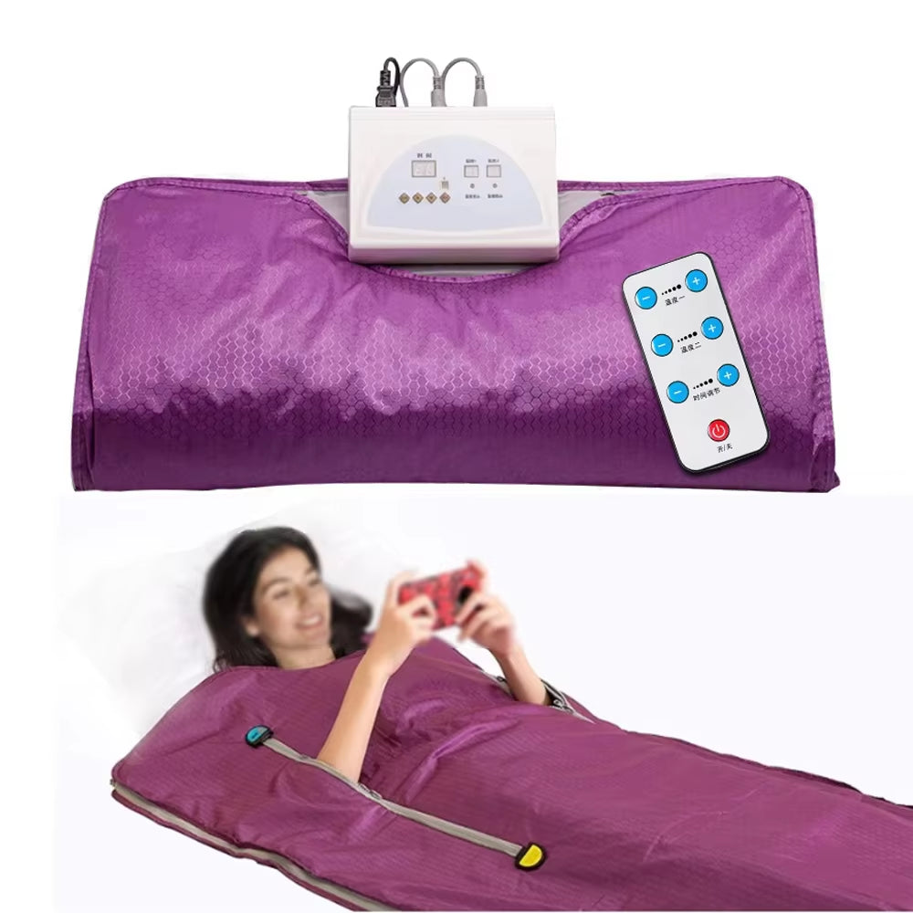 Slimming Fat Burning Sauna Blanket Device Body Relax Thermal Lose Weight Beauty Machine for Home Use Salon Spa