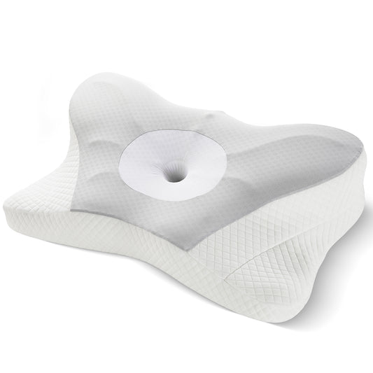 Ergonomic Foam Neck Pillow, Neck Support, Neck Protection Good Sleep