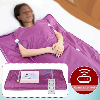 Slimming Fat Burning Sauna Blanket Device Body Relax Thermal Lose Weight Beauty Machine for Home Use Salon Spa