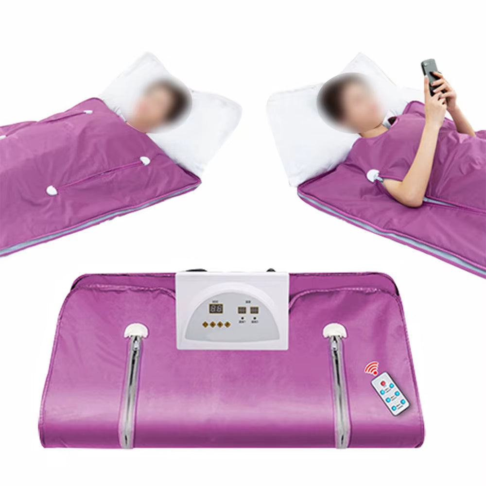 Slimming Fat Burning Sauna Blanket Device Body Relax Thermal Lose Weight Beauty Machine for Home Use Salon Spa